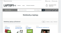 Desktop Screenshot of laptopy.cz