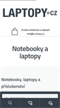 Mobile Screenshot of laptopy.cz