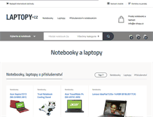 Tablet Screenshot of laptopy.cz